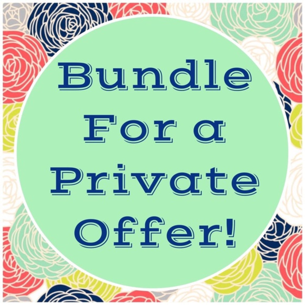 Bundle for a Private offer!!!